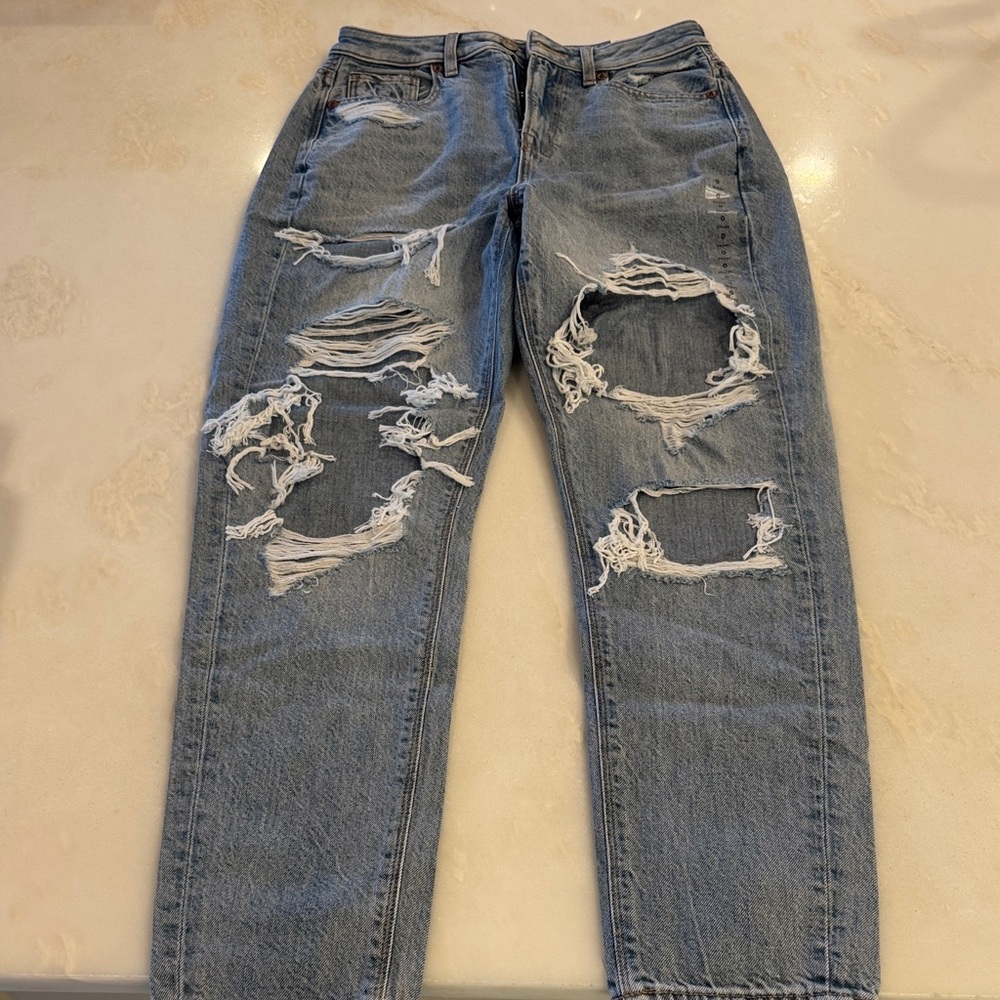 American Eagle Highest Rise Mom Jean NWT